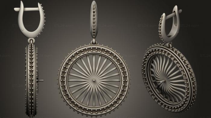 Jewelry (Earrings18, JVLR_0393) 3D models for cnc